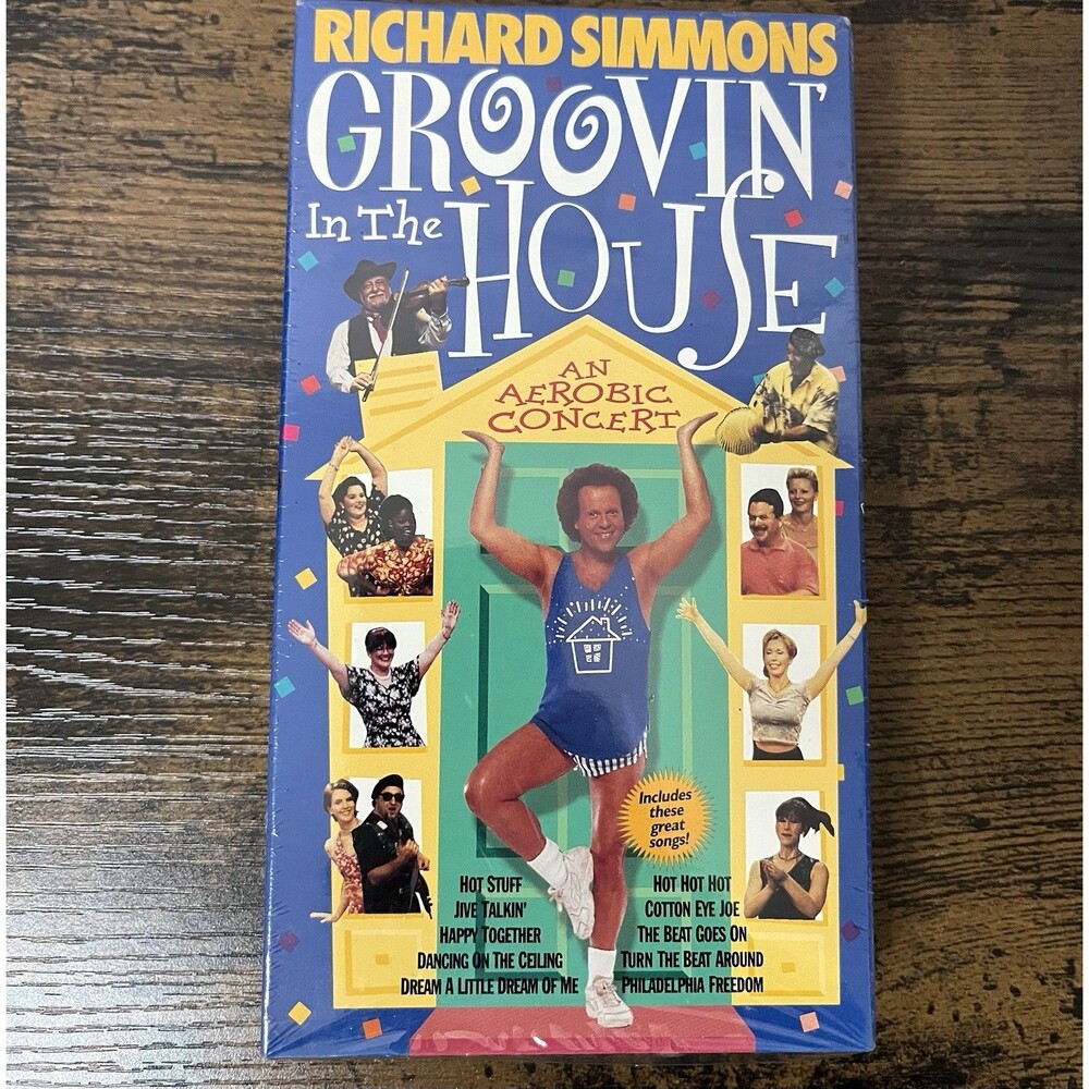 Richard Simmons Groovin’ The House VHS 1998 Aerobic Concert – Sealed New